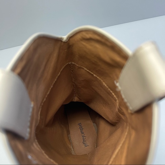 NEW JEFFREY CAMPBELL Dagget Western Boot Natural Leather Size 9.5 - Picture 7 of 9